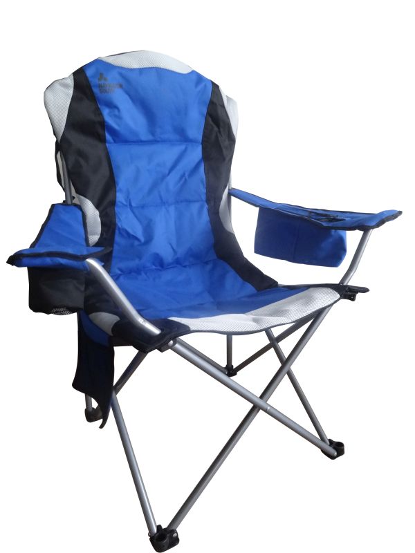 Deluxe Folding Travel Chair - Blue